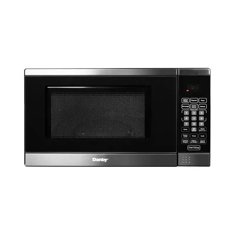 Danby Designer 0.7 cu. ft. Space Saving Under the Cupboard Microwave in Stainless Steel DDMW007501G1