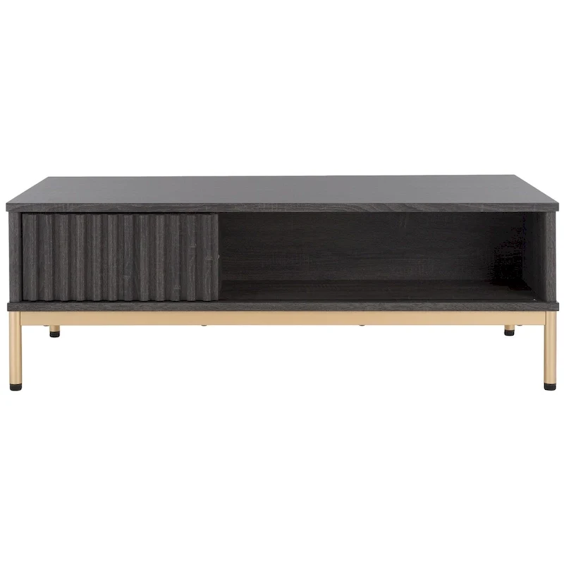 2-Door Storage Coffee Table - 44Wx21Dx15H