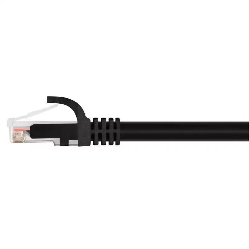 Monoprice Cat5e Ethernet Patch Cable - 25 Feet - Black | Network Internet Cord - Snagless RJ45, Stranded, 350Mhz, UTP, Pure Bare Copper Wire, 24AWG -