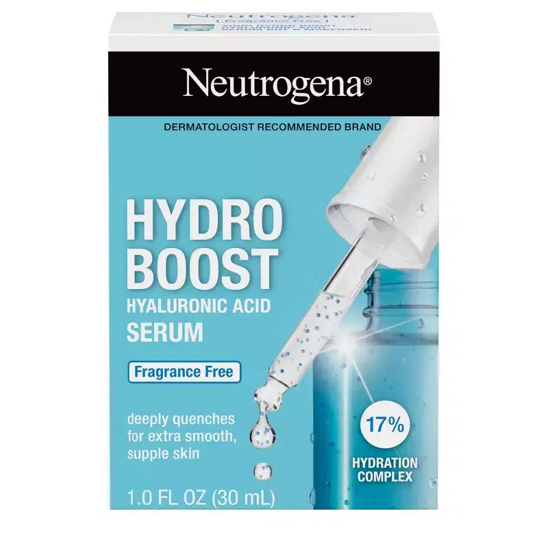Neutrogena Hydro Boost Hyaluronic Acid Face Serum with Vitamin B5 for Dry Skin - 1 fl oz