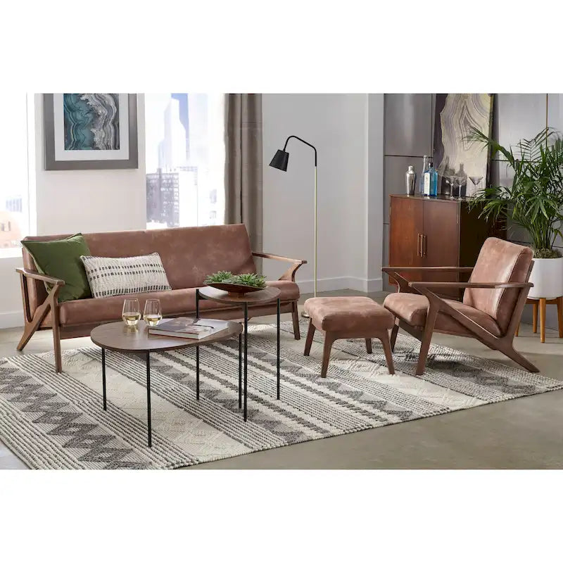 Simple Living Bianca Solid Wood Living Room Set