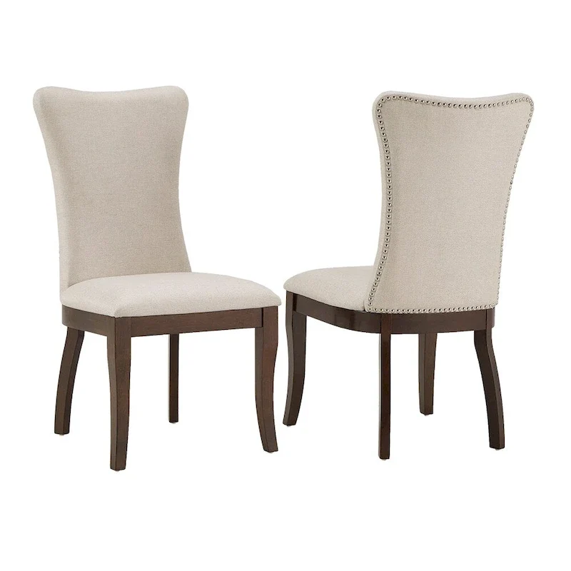 Willa Fabric Wingback Dining Chairs (Set of 2) by iNSPIRE Q Classic