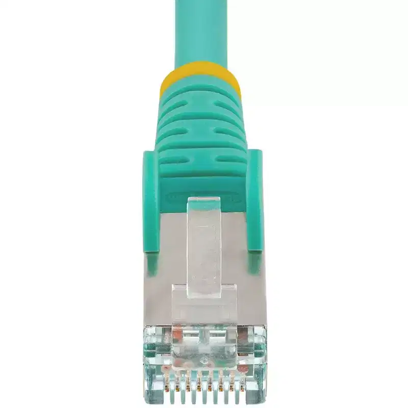 StarTech.com 6ft Low Smoke Zero Halogen CAT6A Ethernet Cable - Aqua - NLAQ6FCAT6APATCH