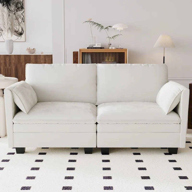 Christopher Knight Home - Sophia Mid-Century Modern Loveseat Sofa