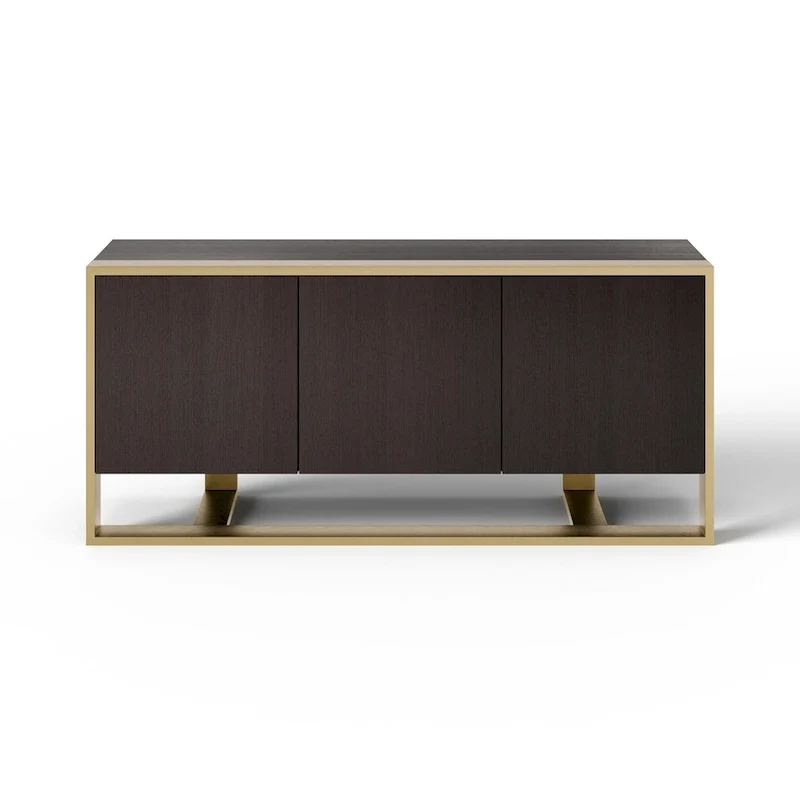 Wenge and Brass Buffet