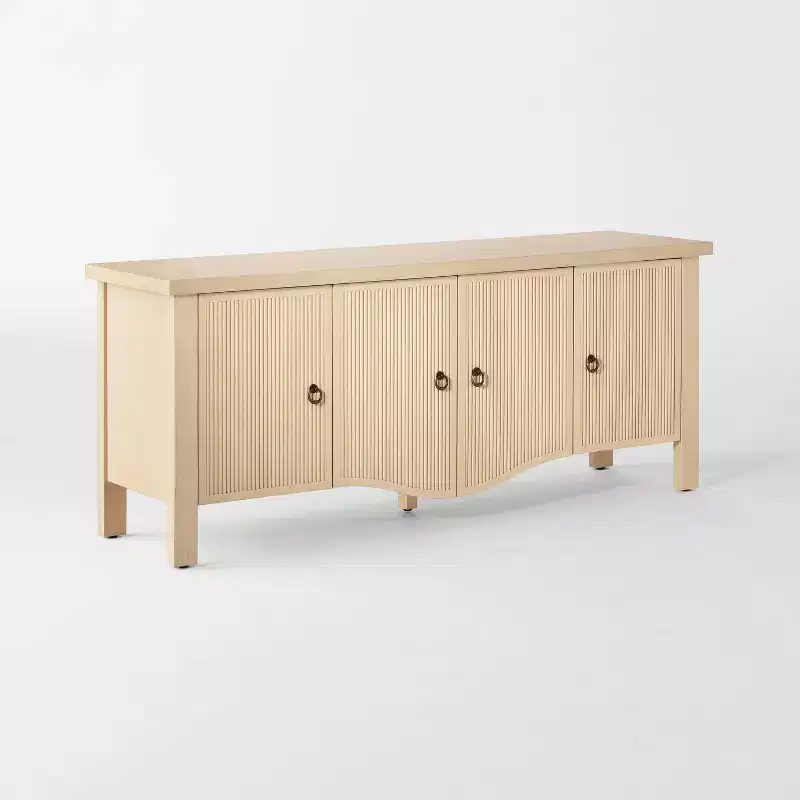 Elder Media Stand Natural - Threshold™ designed with Studio McGee