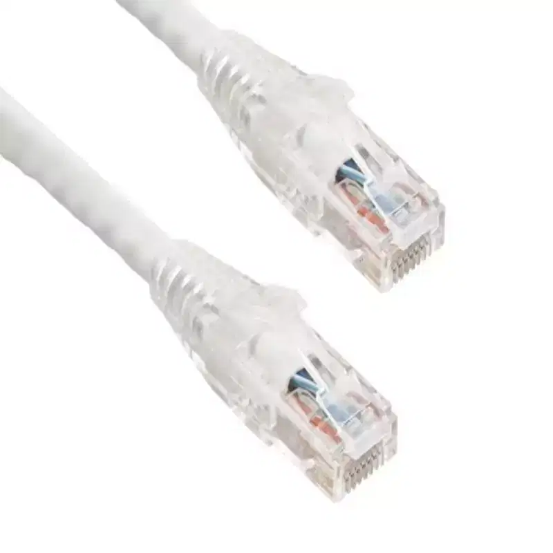SANOXY Cables and Adapters; 1ft Cat6 550 MHz UTP Ethernet Network Patch Cable with Clear Snagless Boot, White