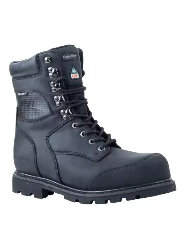 RefrigiWear Platinum Leather Insulated Boots - Waterproof, Slip-Resistant, -30F Comfort Rating, Durable Cold Weather Work Footwear