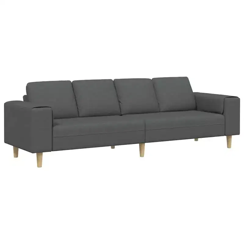 Sofa Set Dark gray fabric