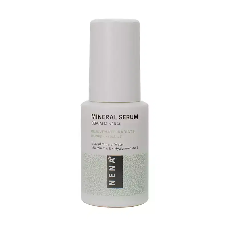 NENA Skincare Mineral Serum - Brightening Hyaluronic Acid Face Serum with Vitamin C - 1 oz