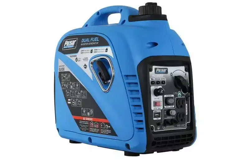 Pulsar 2200w Dual Fuel Propane & Gasoline Inverter Generator: Quiet, Compact, CARB Compliant