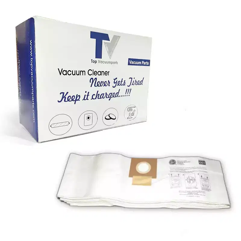 Topvacuumparts Replacement Part For Hoover CH32008 Hushtone Canister Vacuum Cleaner CC1 10PK Paper Bags # compare to part AH10163