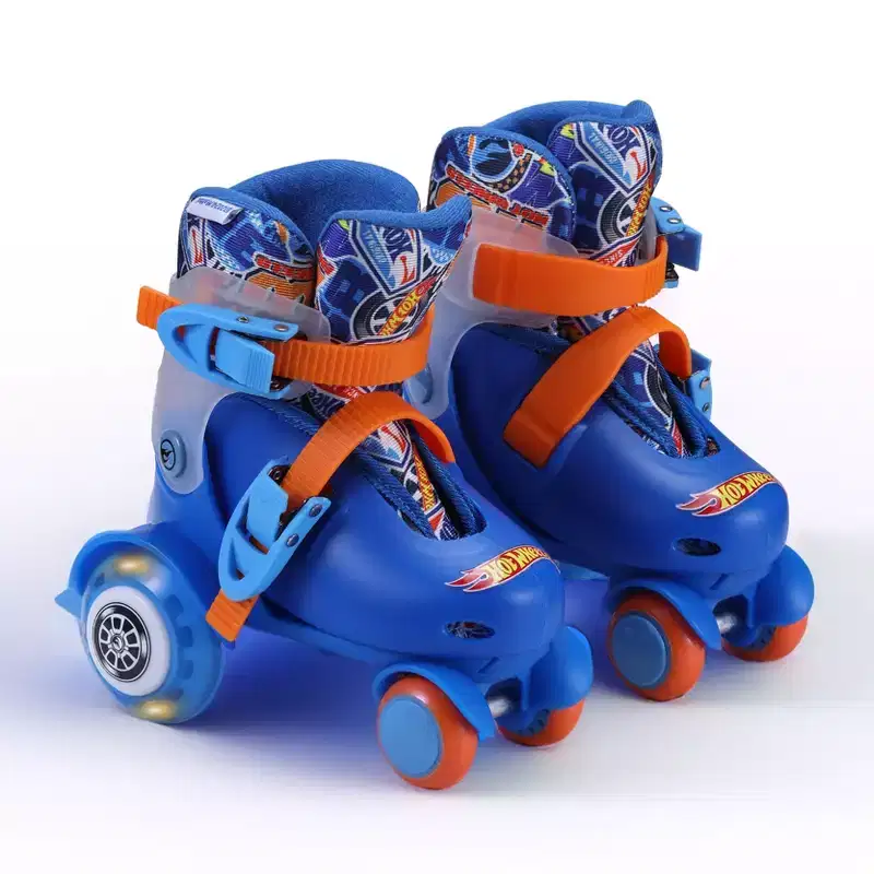 Hot Wheels Kids Trainer Skates - Light Up Wheels, ABEC 5 Bearings, Durable PVC Material