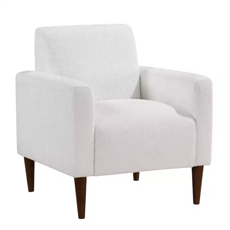 Comfort Pointe Cumulus Modern Arm Chair White