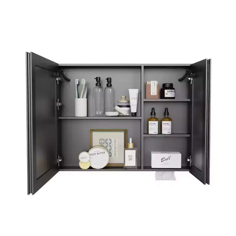 32 in. W x 24 in. H Aluminum Medicine Cabinet with Mirror and Light, Anti-fog, Easy to install