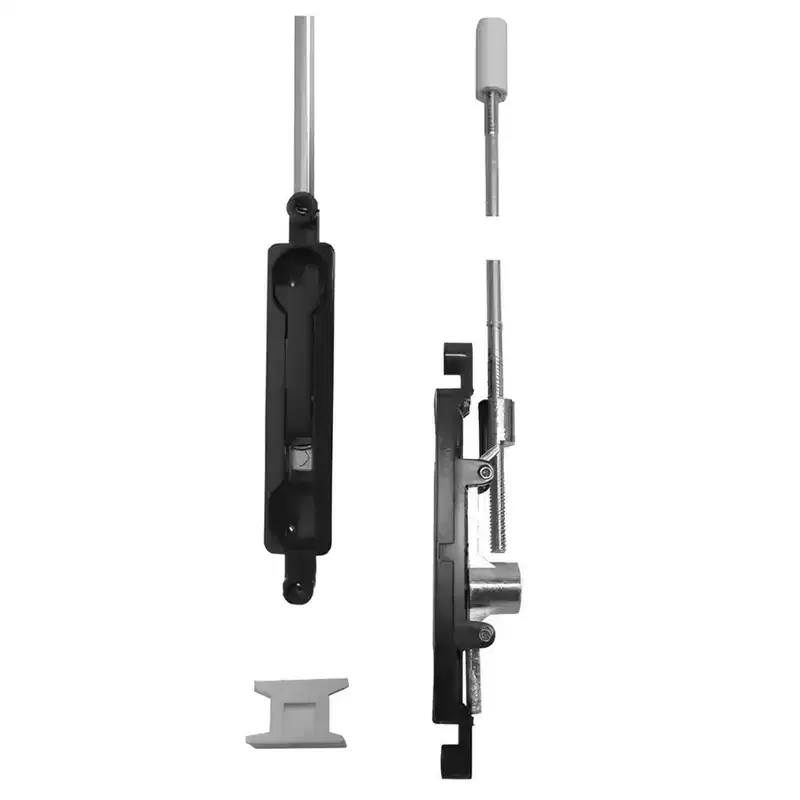 Brixwell 19-427 Mortise Flush Bolt Alum 10in Rod X 1/4in Offset 3/4in Backset X 7/8in Throw