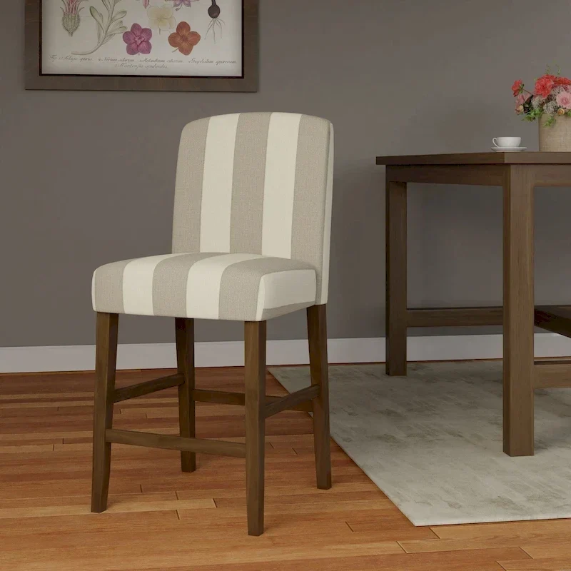 HomePop Curved Back 24 Counter Stool - 24 inches