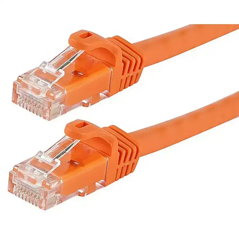 Monoprice Cat6 Ethernet Patch Cable - 50 Feet - Orange | Network Internet Cord - RJ45, Stranded, 550Mhz, UTP, Pure Bare Copper Wire, 24AWG - Flexboot