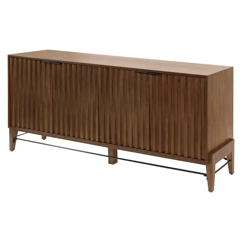 Mid-century Modern Console/Credenza, Office Console, Accent Credenza, Brown