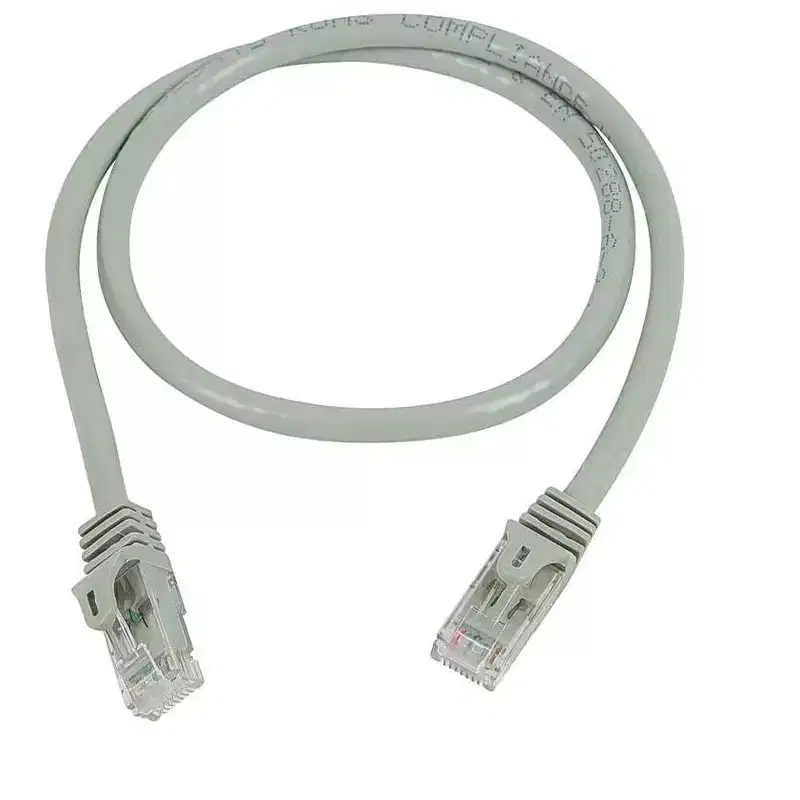 Monoprice Cat6 Ethernet Patch Cable - 1 Feet - Gray | Network Internet Cord - Snagless RJ45, Stranded, 550Mhz, UTP, Pure Bare Copper Wire, 24AWG -