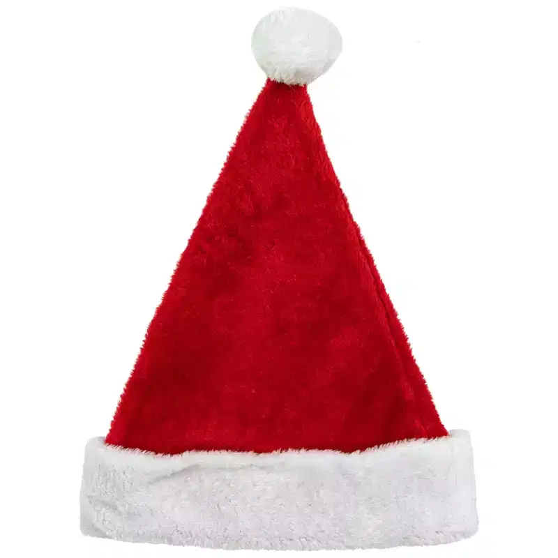 Northlight Adult Christmas Santa Hat Costume Accessory - Medium - Red and White