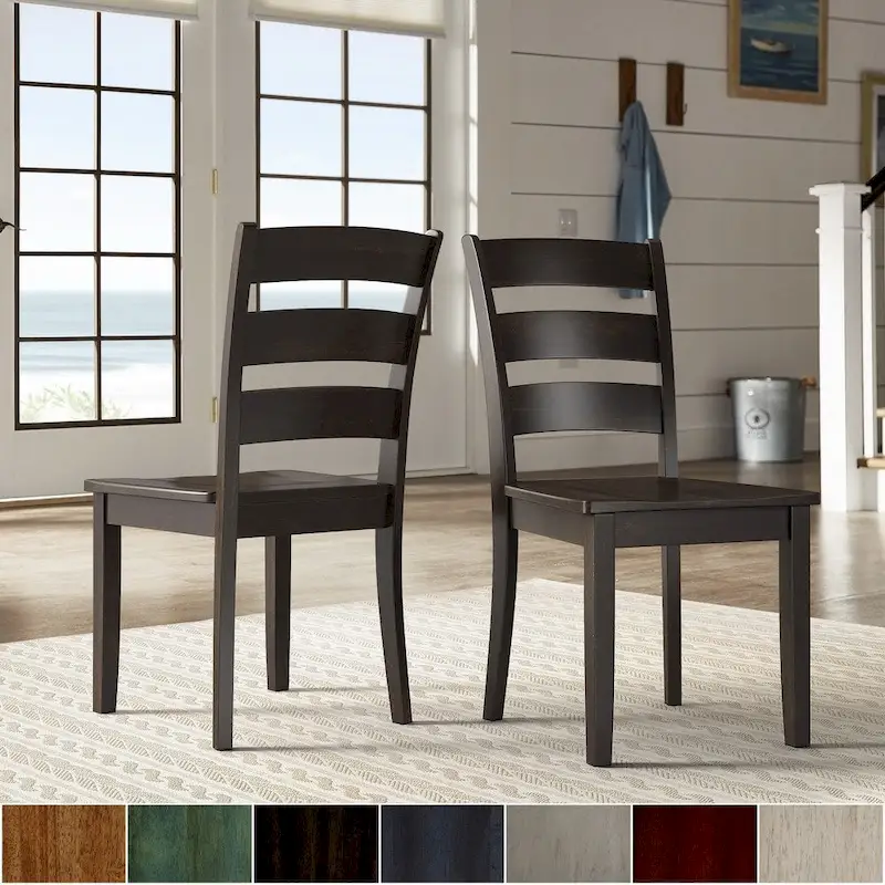 Wood Dining Chairs (Set of 2)