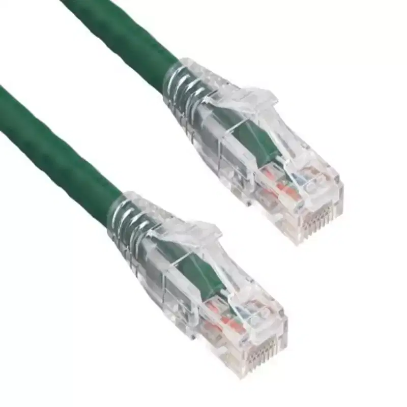 SANOXY Cables and Adapters; 14ft Cat6 550 MHz UTP Ethernet Network Patch Cable with Clear Snagless Boot, Green