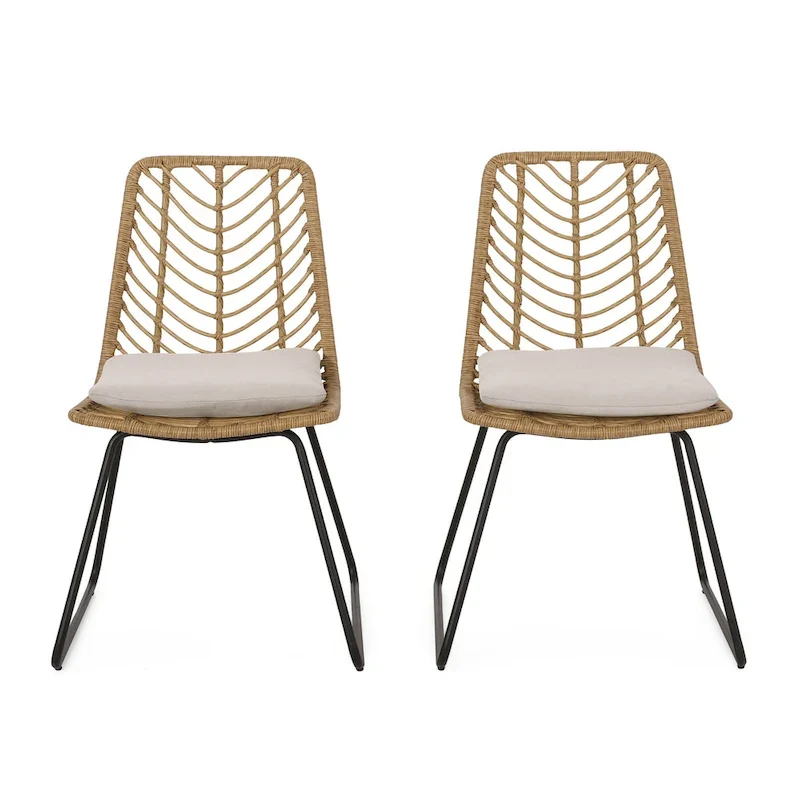 Chair with Cushion Set of 2