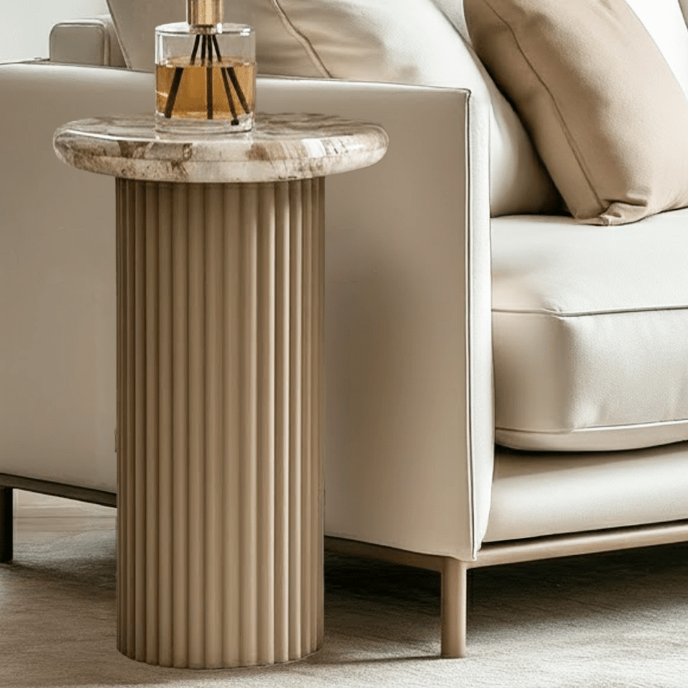 Marble Top Side Table