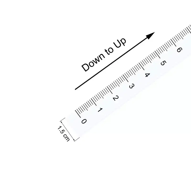 Unique Bargains Metric Self-Adhesive Peel and Stick Waterproof Measuring Ruler