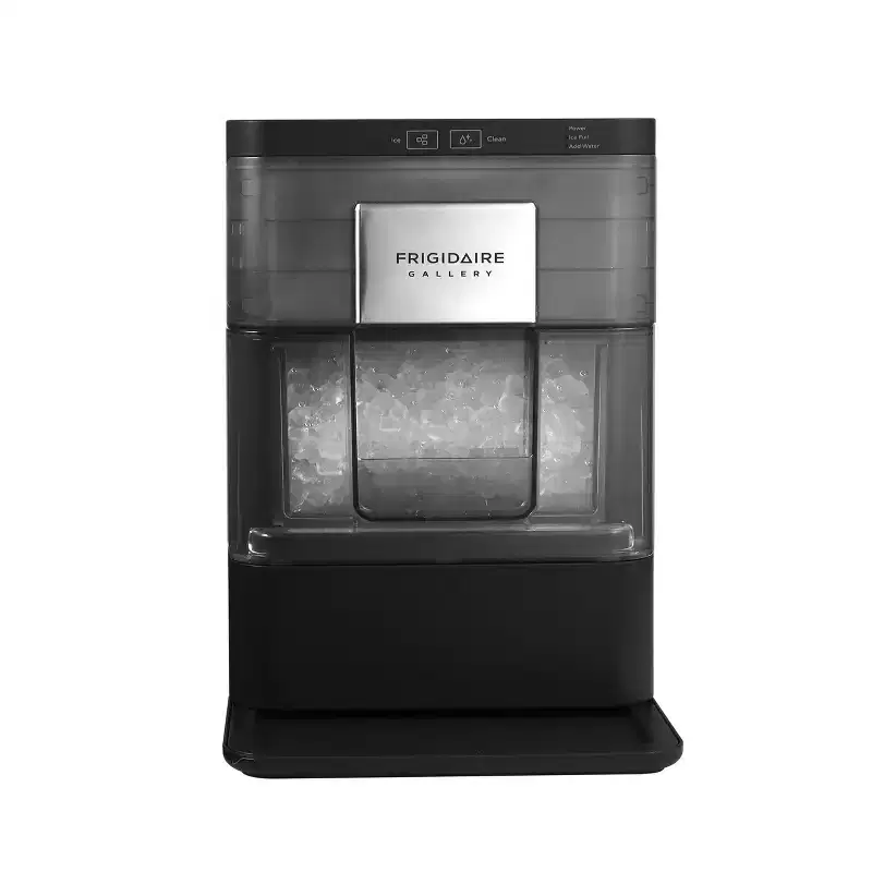 Frigidaire Nugget Ice Maker - Black: Countertop Ice Machine, 44 lbs Daily Production, 3 lbs Storage, Includes Scoop