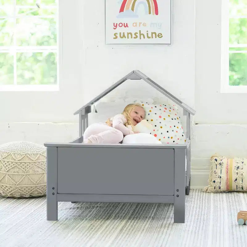 House-Shaped Toddler Bed Frame