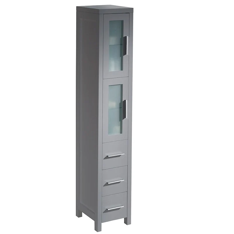 Fresca Torino 68-1/8 Plywood Free Standing Bathroom Linen Tower