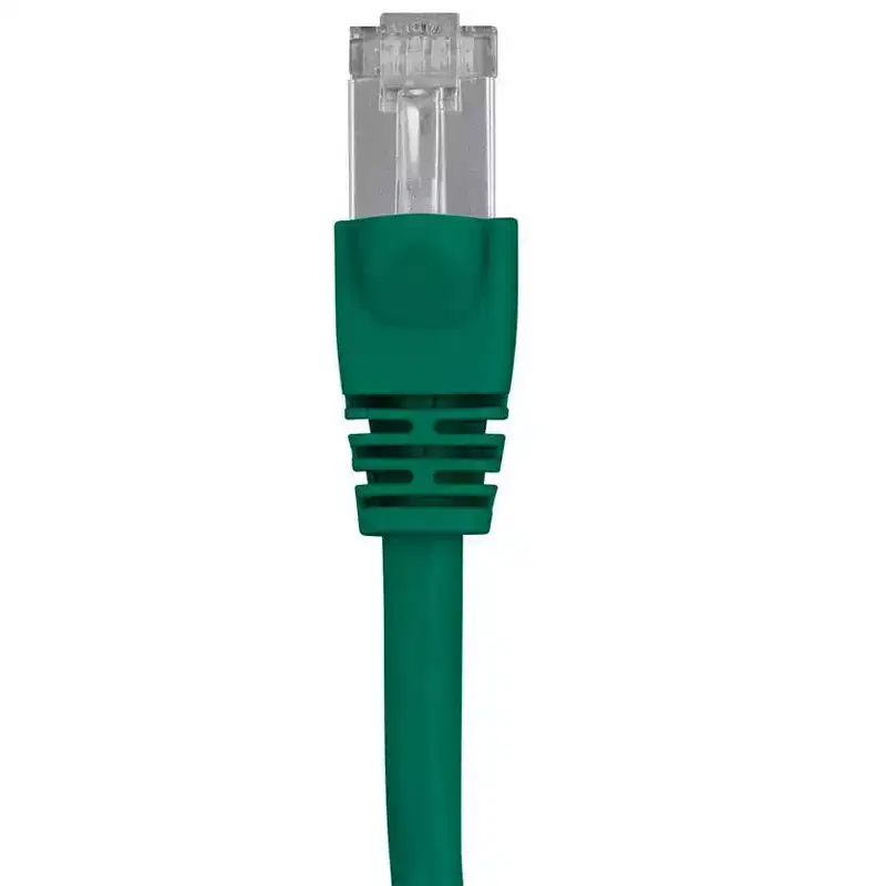 Monoprice Cat6A Ethernet Patch Cable - 2 Feet - Green | Network Internet Cord - RJ45, 550Mhz, STP, Pure Bare Copper Wire, 10G, 26AWG