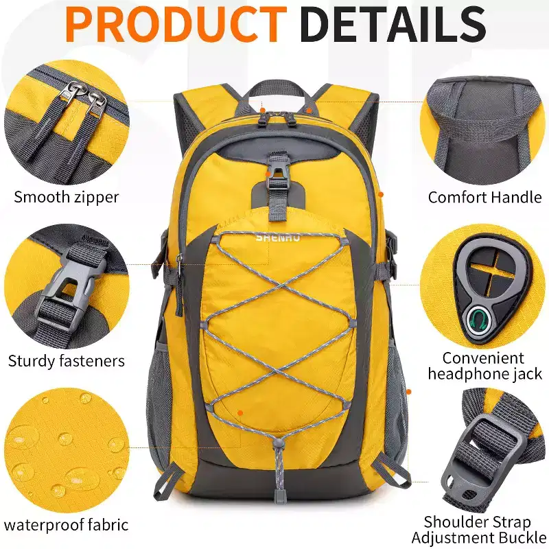 Narwey 40L Hiking Backpack Lightweight Daypack Waterproof