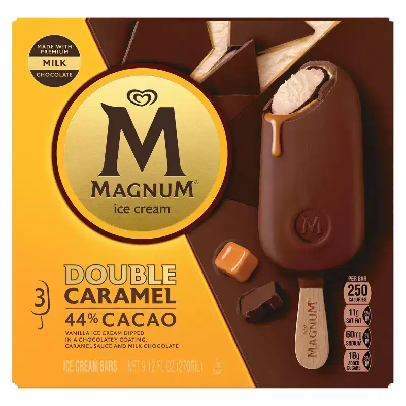 Magnum Ice Cream Bars Double Caramel - 9.12 fl oz/3ct