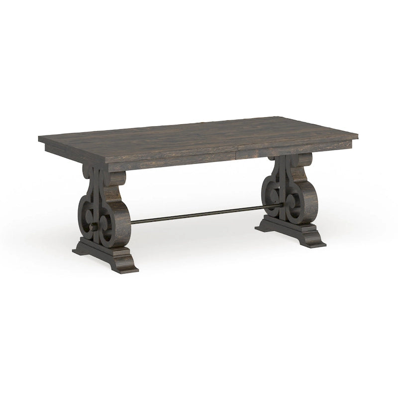 The Gray Barn Kornfeld Aged Wood Rectangular Dining Table