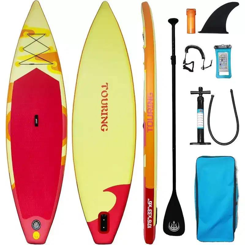 Acekool 10'6 Inflatable Stand Up Paddle Board, Wide Anti-Slip Deck, 330lbs Load, Complete SUP Kit for Youth & Adults, Carry Bag Included
