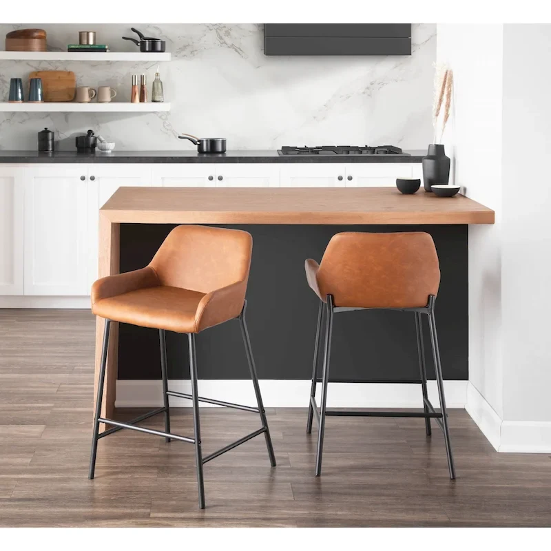 Industrial Counter Stools (Set of 2)