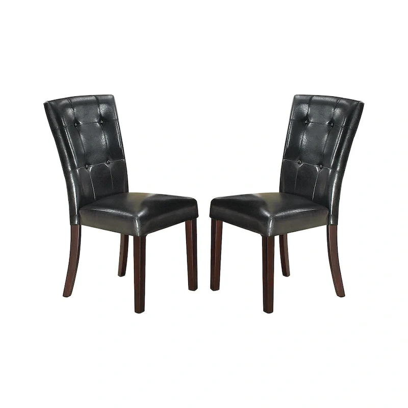 Leather Upholstered Dining Chair,Set of 2