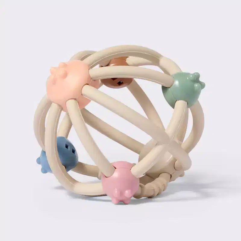 Silicone Ball Baby Toy - Cloud Island™: Fine Motor Skills, BPA-Free, PVC-Free, Phthalate-Free, Silicone Material