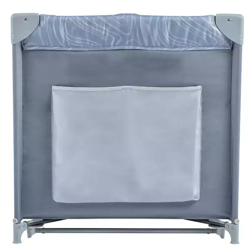 Cosco Rocking Bassinet with Play Yard - Organic Waves: Folds for Easy Transport, Plastic and Aluminum Frame, Mesh Surface