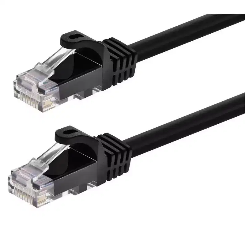 Monoprice Cat5e Ethernet Patch Cable - 25 Feet - Black | Network Internet Cord - Snagless RJ45, Stranded, 350Mhz, UTP, Pure Bare Copper Wire, 24AWG -