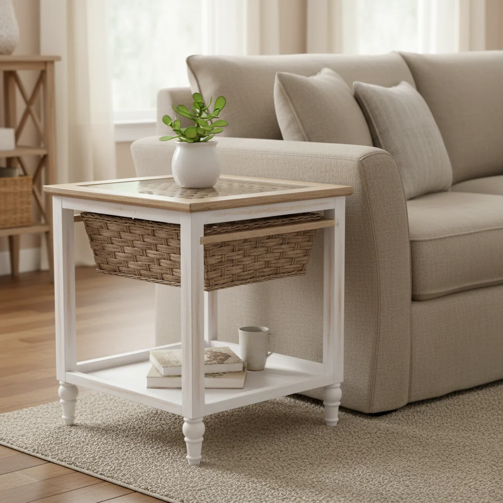 Island Breeze 1-Basket End Table