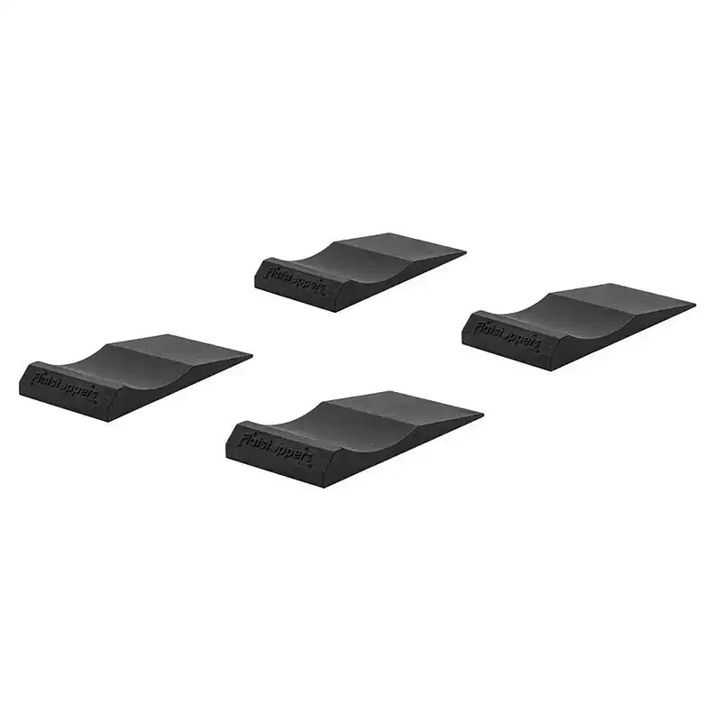 Race Ramps FlatStoppers Tire Saver Ramps, Non-Skid Car Wheel Storage Pads, High-Density Foam to Prevent Flat Spots, 14 Inch Wide, Set of 4