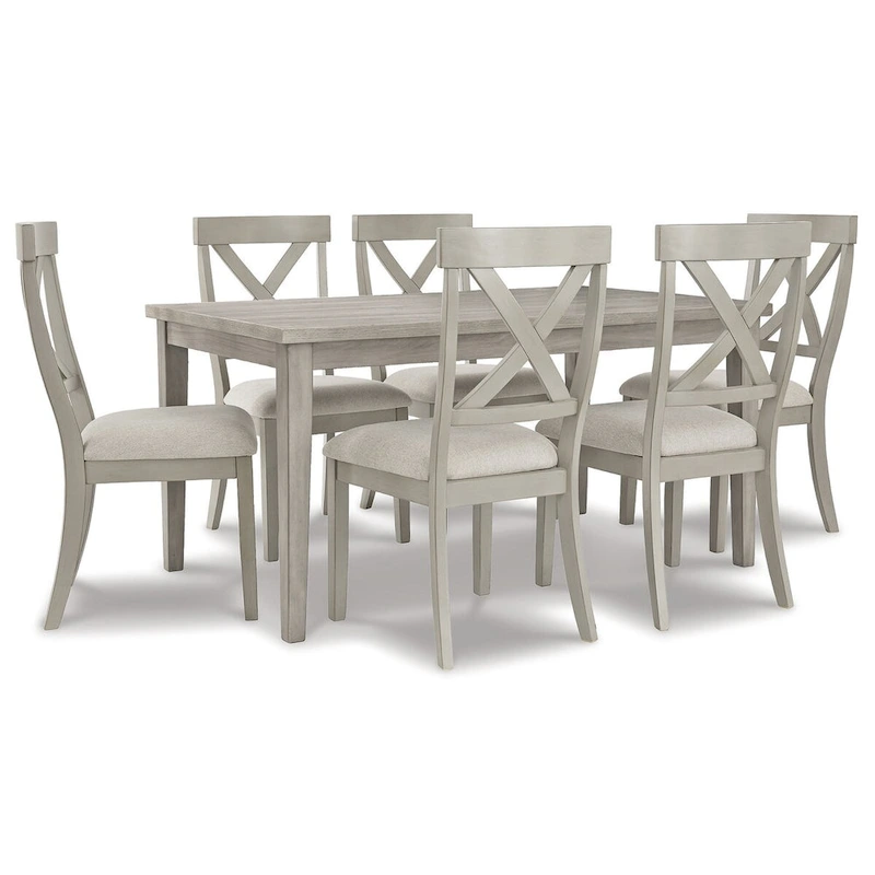 Signature Design by Ashley Parellen Gray 7-Piece Dining Package