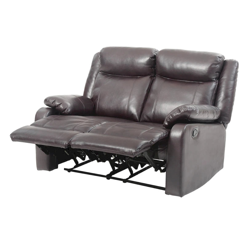 Ward Faux Leather Double Reclining Loveseat