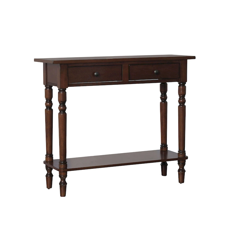 Jeln Traditional 38-inch Wood 1-Shelf Console Table by Furniture of America