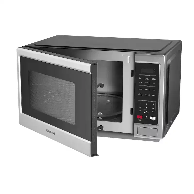 Cuisinart 1.1 cu ft Microwave Oven: Countertop, 1000W, 11 Power Levels, Digital Display, Child Lock, Black