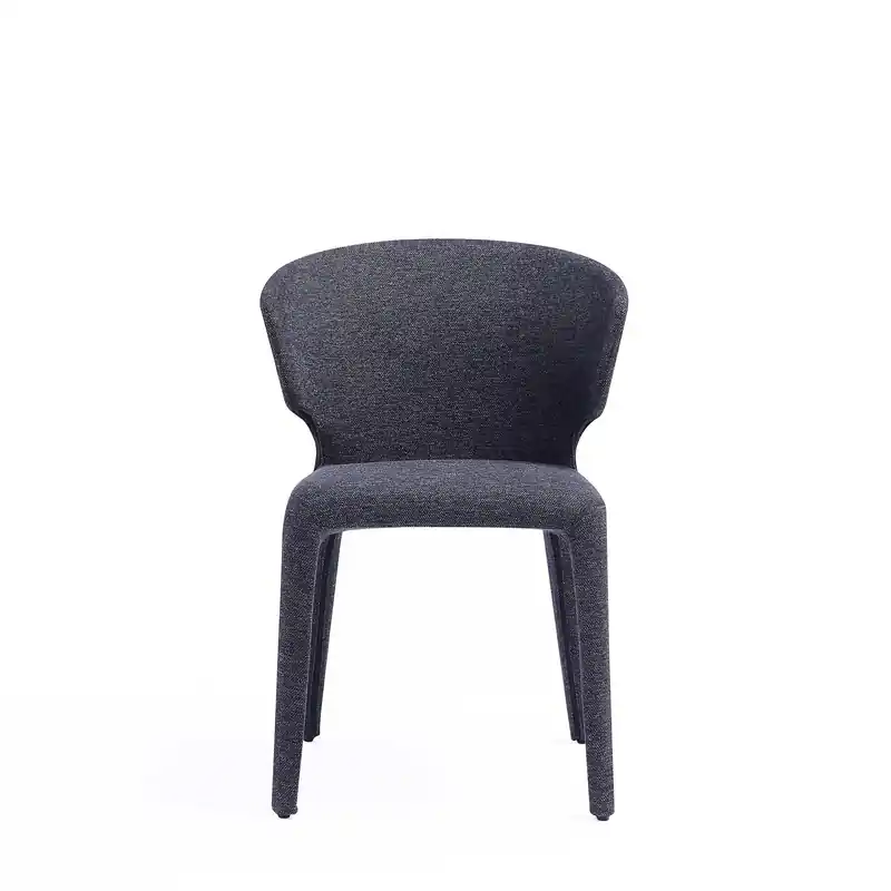 Modern Woven Tweed Dining Chairs
